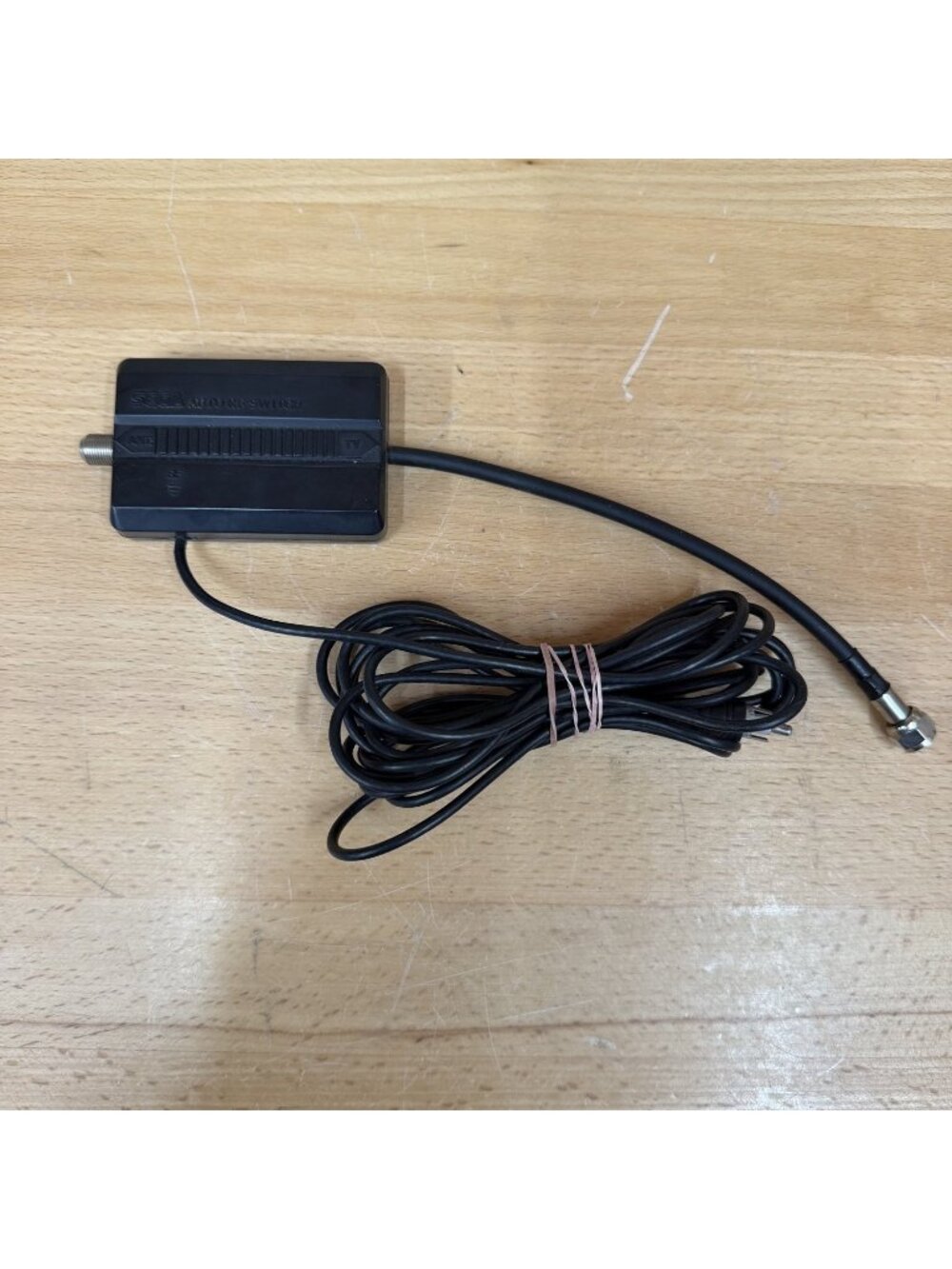 Official OEM SEGA Genesis Model 1603A Auto RF Switch AV Adapter Black